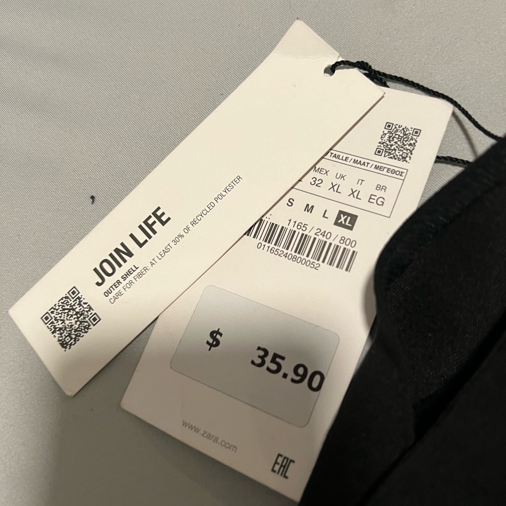 *BRAND NEW* ZARA BLACK SKIRT WITH TAG - Picture 3 of 6